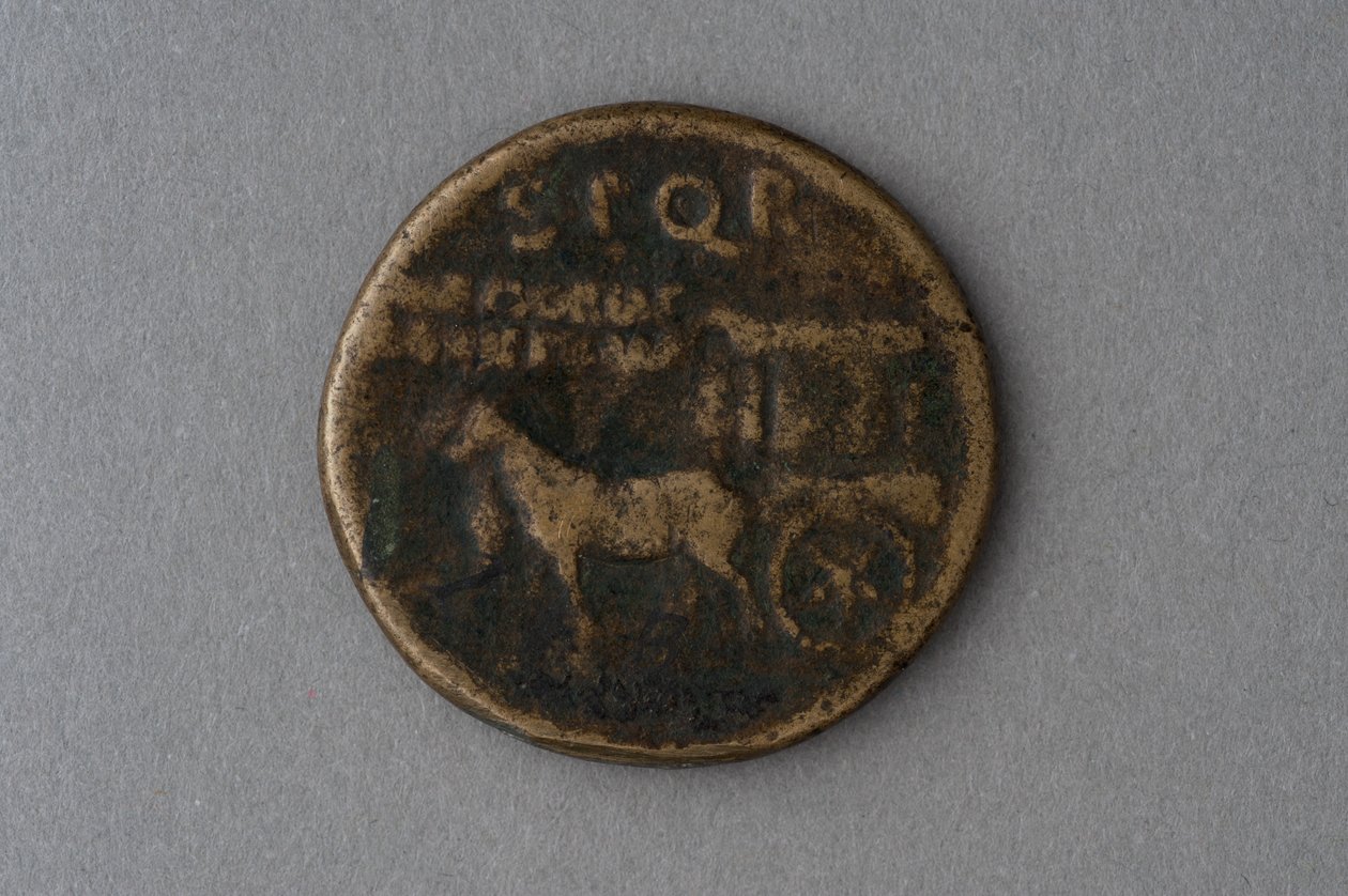 Sesterzio di Agrippina Maggiore da Roman