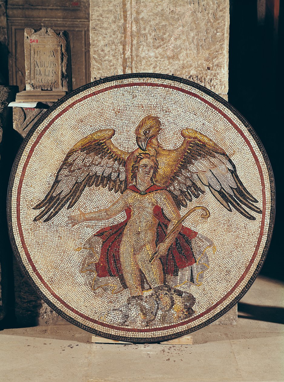 Il rapimento di Ganimede, II-III secolo da Roman