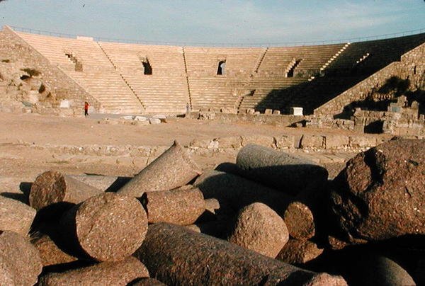 Vista del teatro da Roman