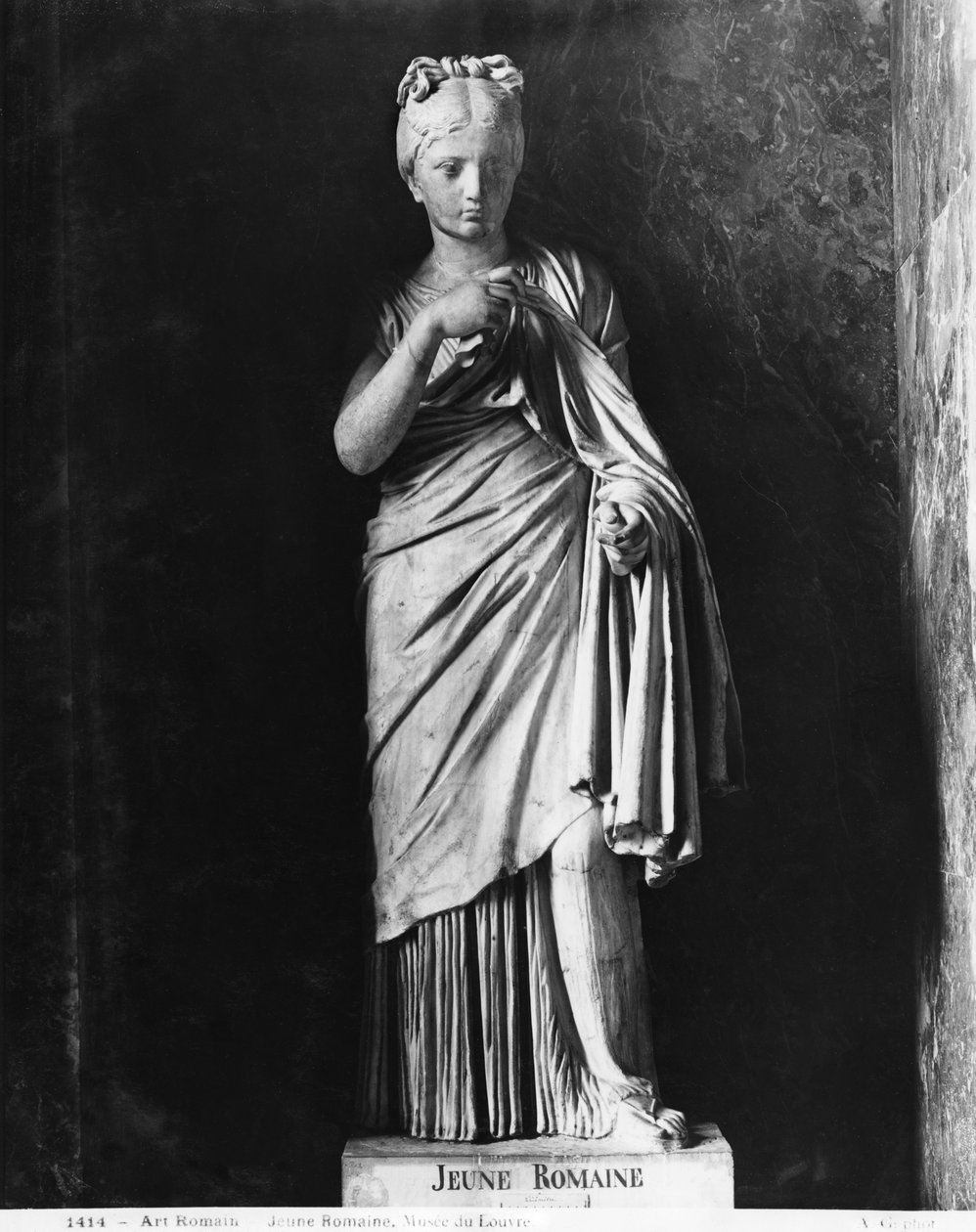 Giovane ragazza romana (marmo) da Roman