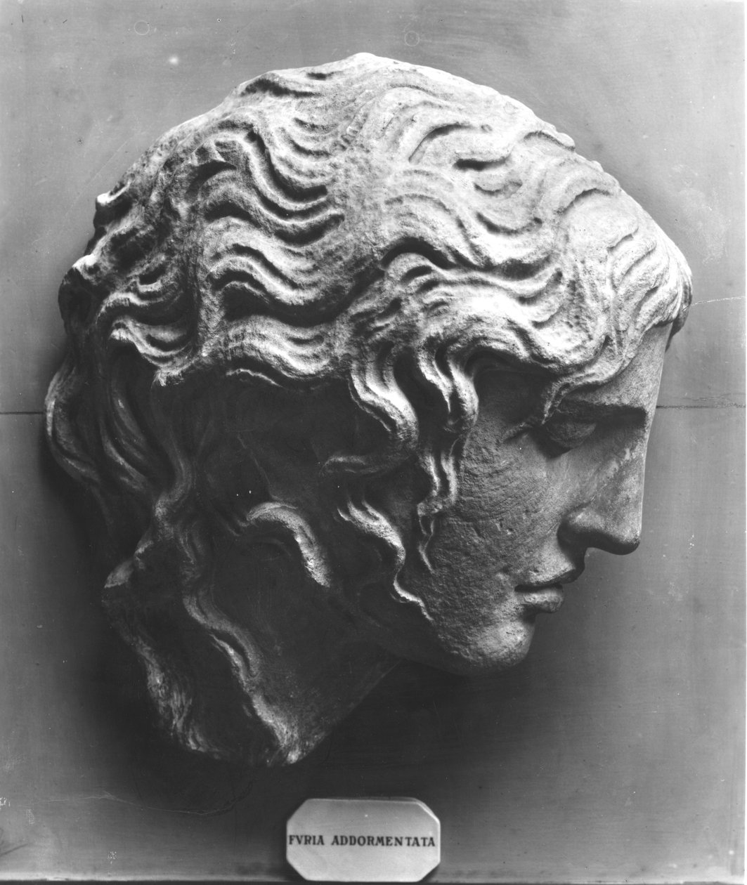 Testa di una furia dormiente o Medusa morente da Roman Roman