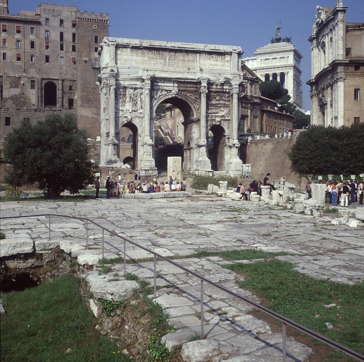 Arco di Settimio Severo, Foro Romano, Roma da Roman