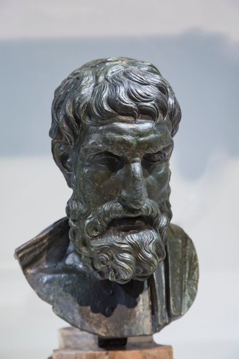 Busto di Epicuro da Roman