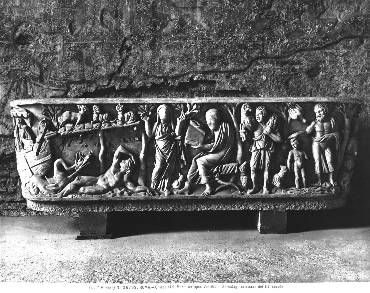 Sarcofago cristiano da Roman