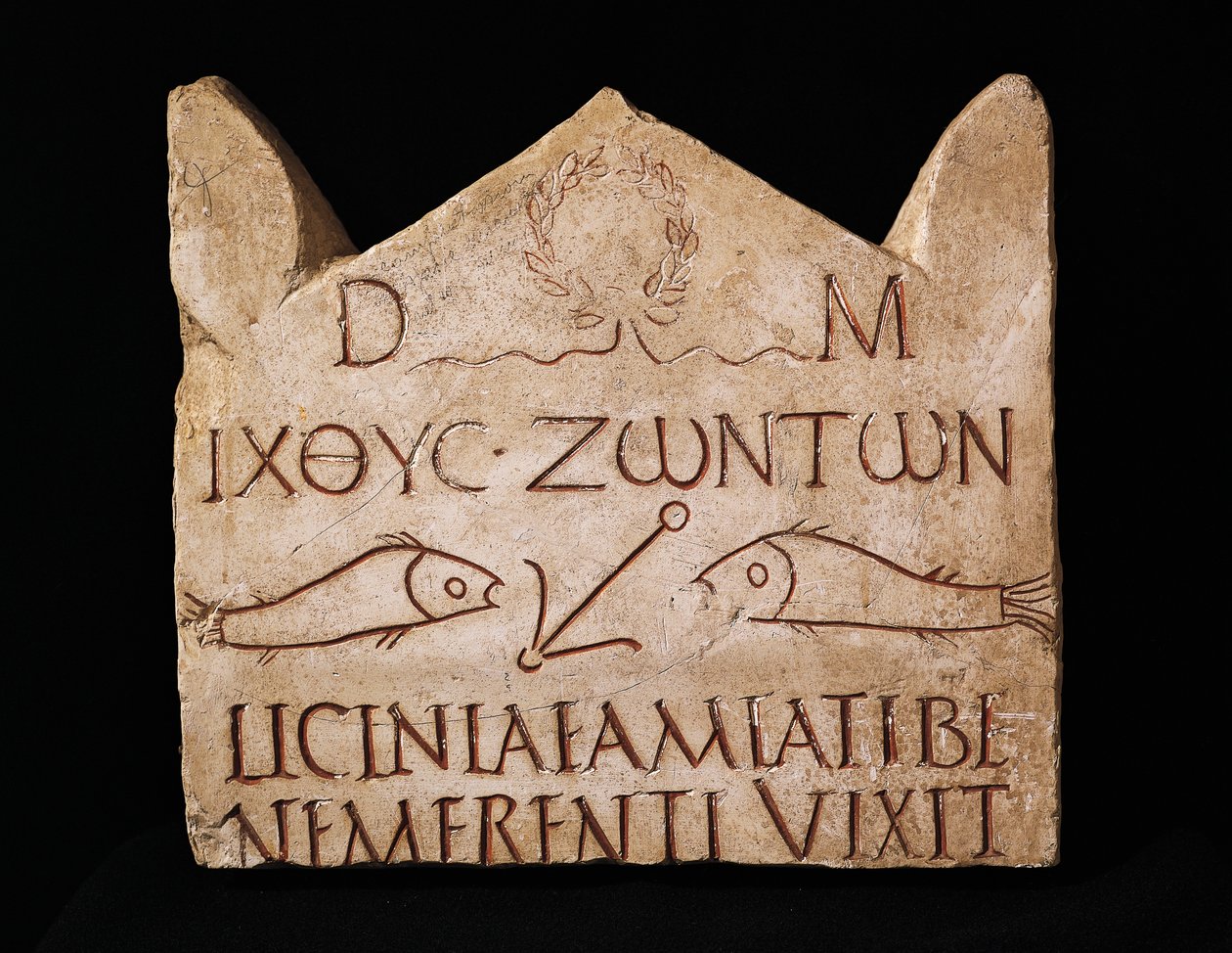Stele funeraria di Licinia Amias da Roman