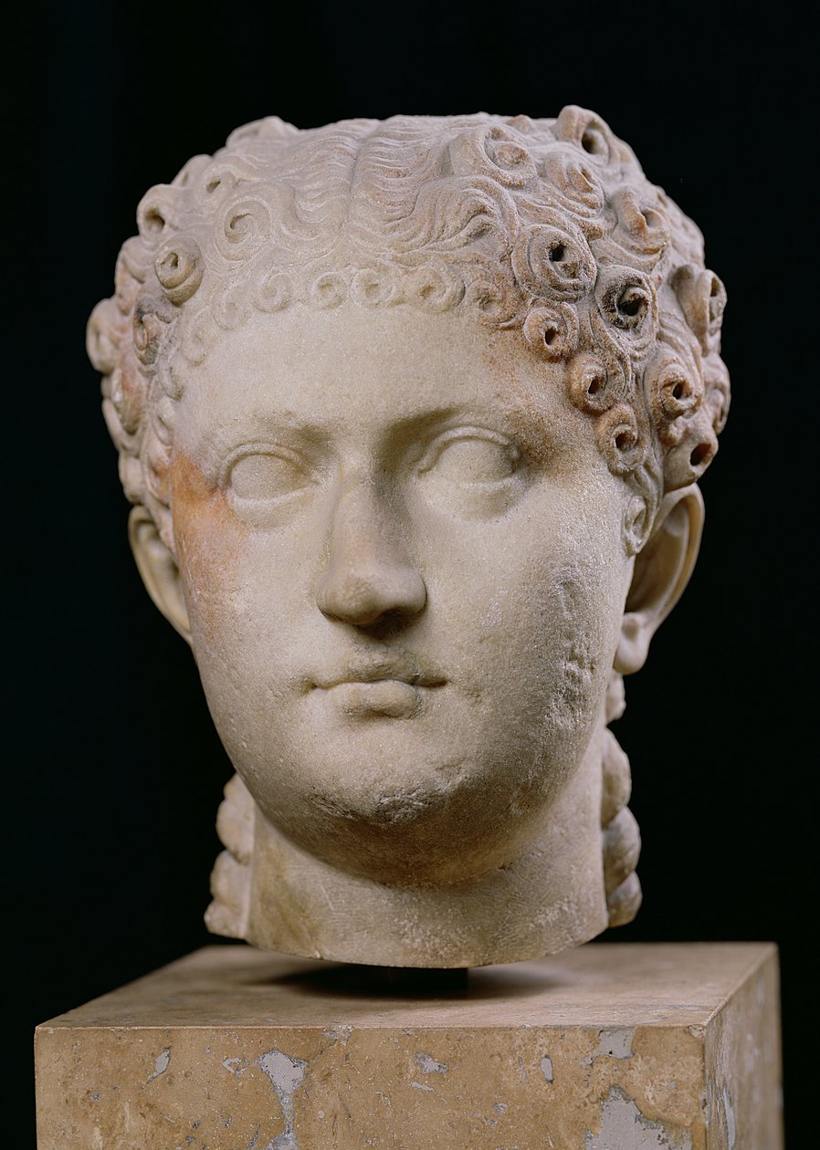 Testa di Agrippina Minore (c.16-59) da Roman