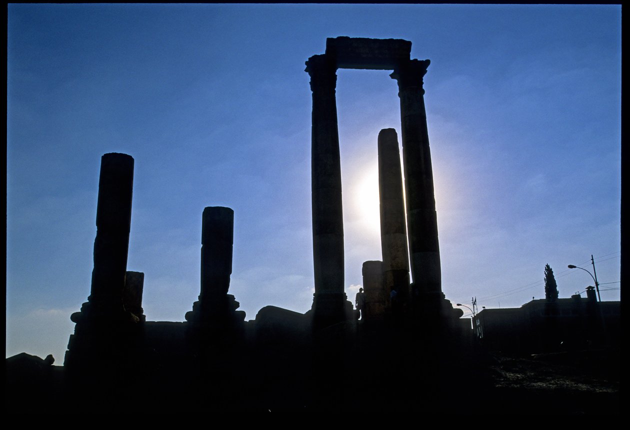 Rovine romane, Amman, Giordania, Medio Oriente da Roman
