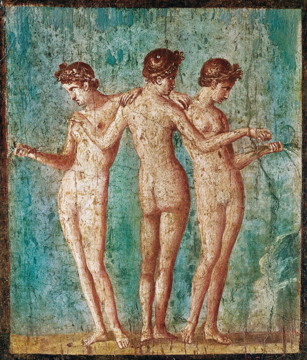 Le tre Grazie (affresco) da Roman