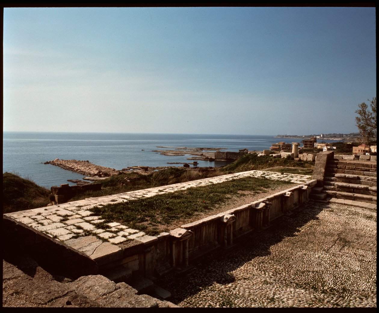 Veduta del teatro romano, 218 d.C. da Roman