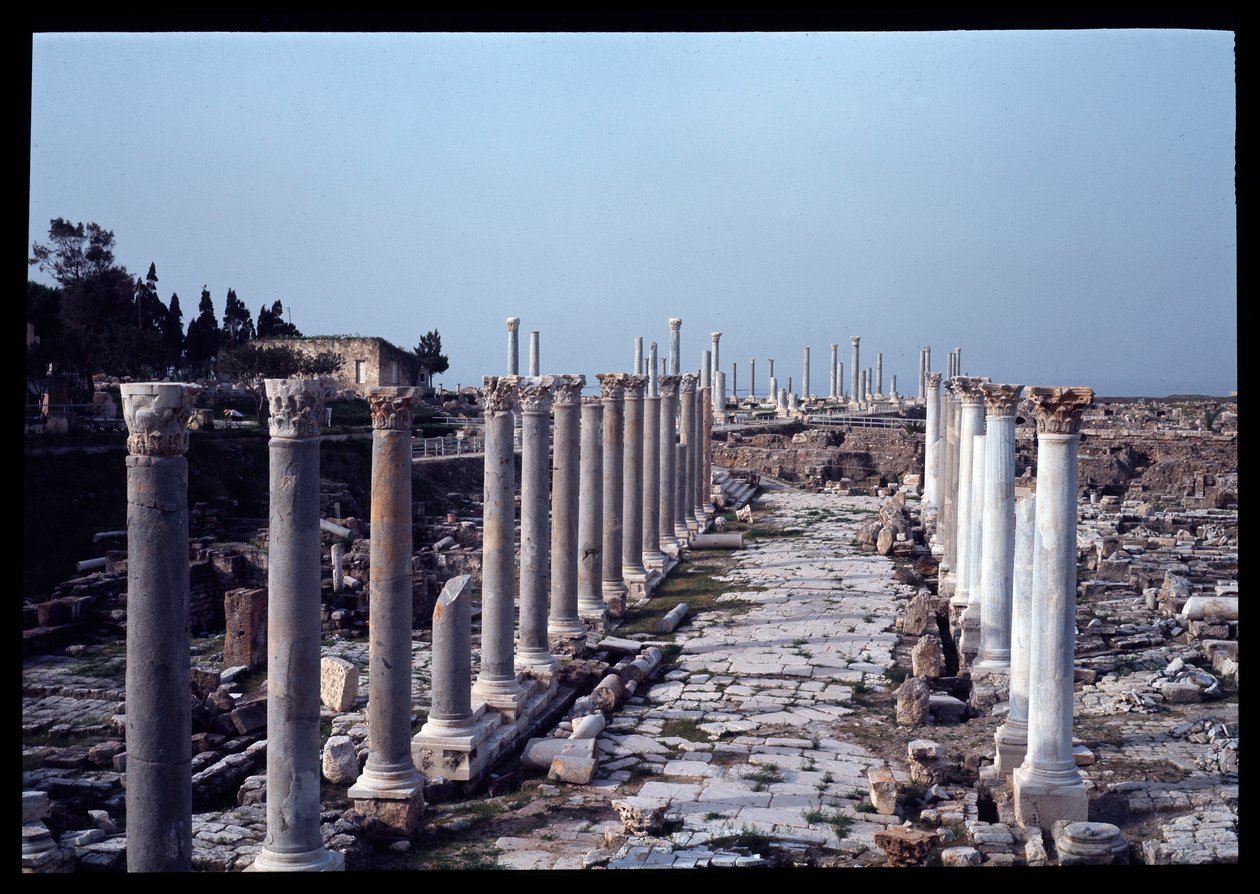 Veduta del sito archeologico, II-IV secolo da Roman