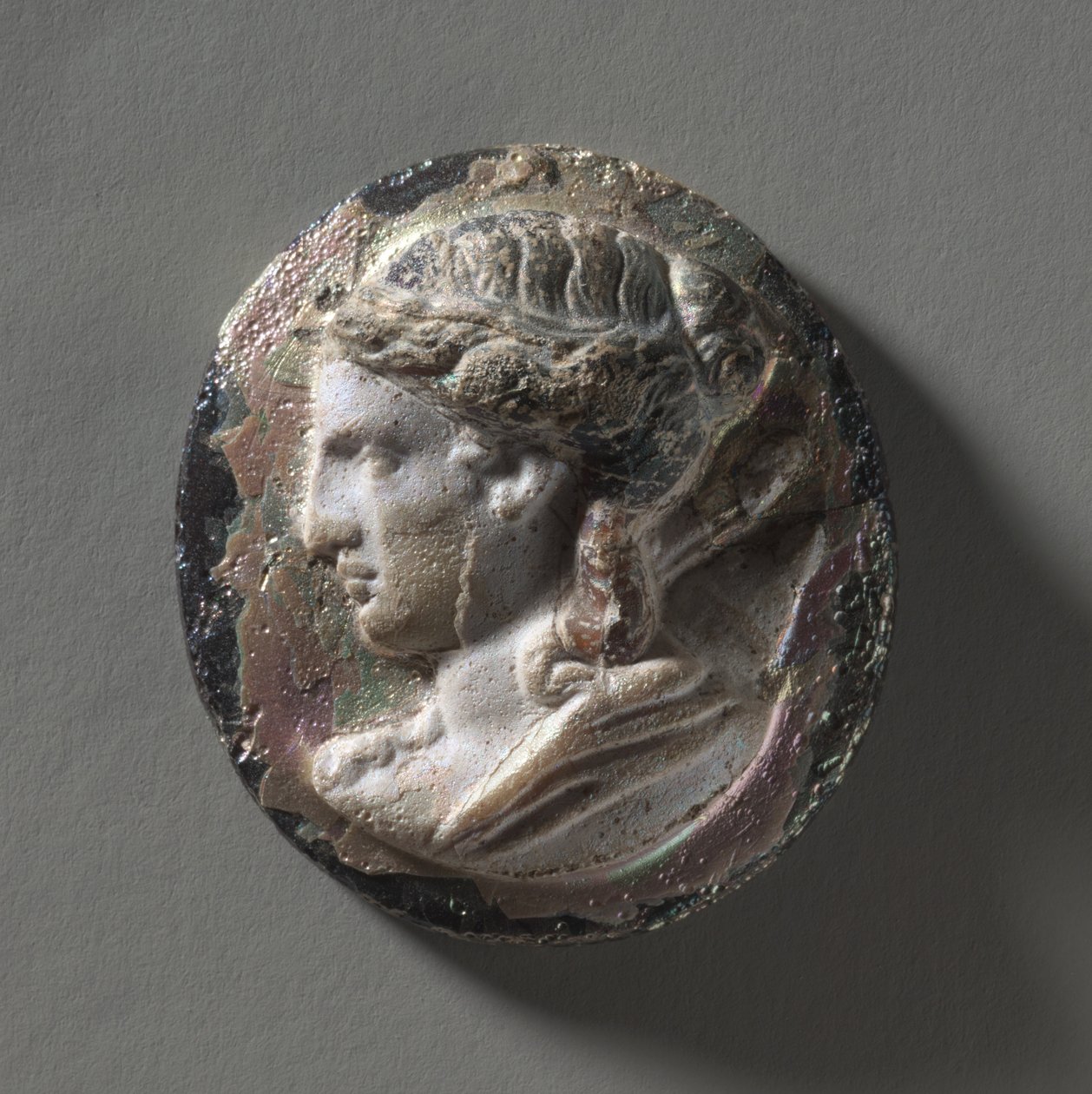 Cammeo: Testa di Artemide, 100-200 da Roman Imperial Period