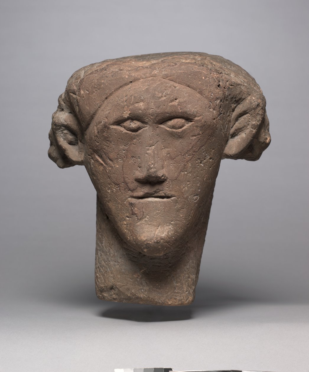 Testa celtica, Inghilterra settentrionale da Roman Imperial Period