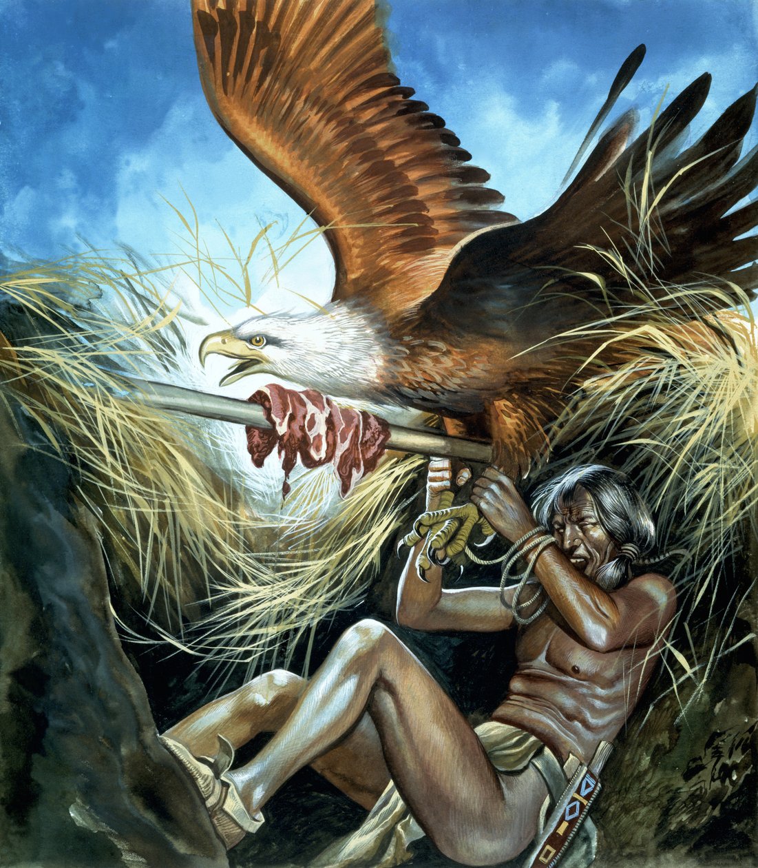 Aquila e Indiano da Ron Embleton