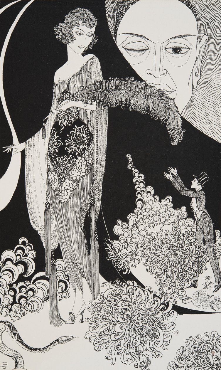 Illustrazione dal Rubáiyát di Omar Khayyam, 1920 da Ronald Balfour