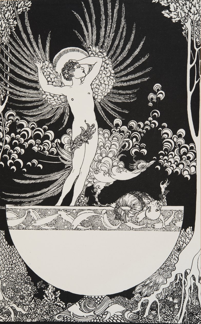 Illustrazione dal Rubáiyát di Omar Khayyam, 1920 da Ronald Balfour