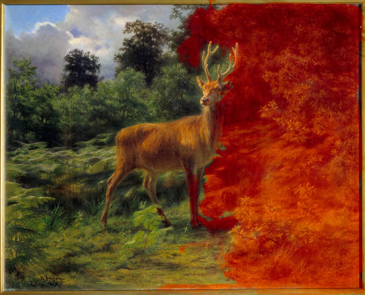 Cerf écoutant le vent da Rosa Bonheur