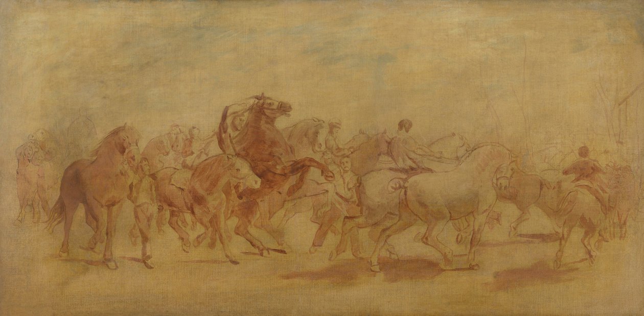 Studio per La fiera del cavallo da Rosa Bonheur
