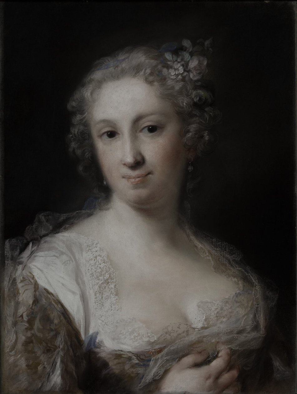 Ritratto di una signora, c.1730-40 da Rosalba Giovanna Carriera