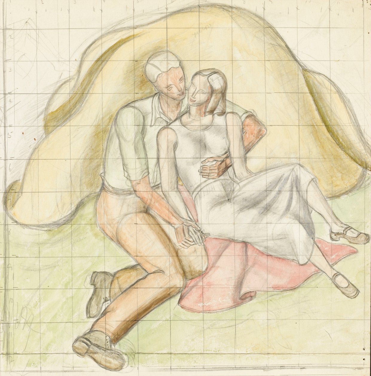 Amanti, c.1930 da Rosalie Brill