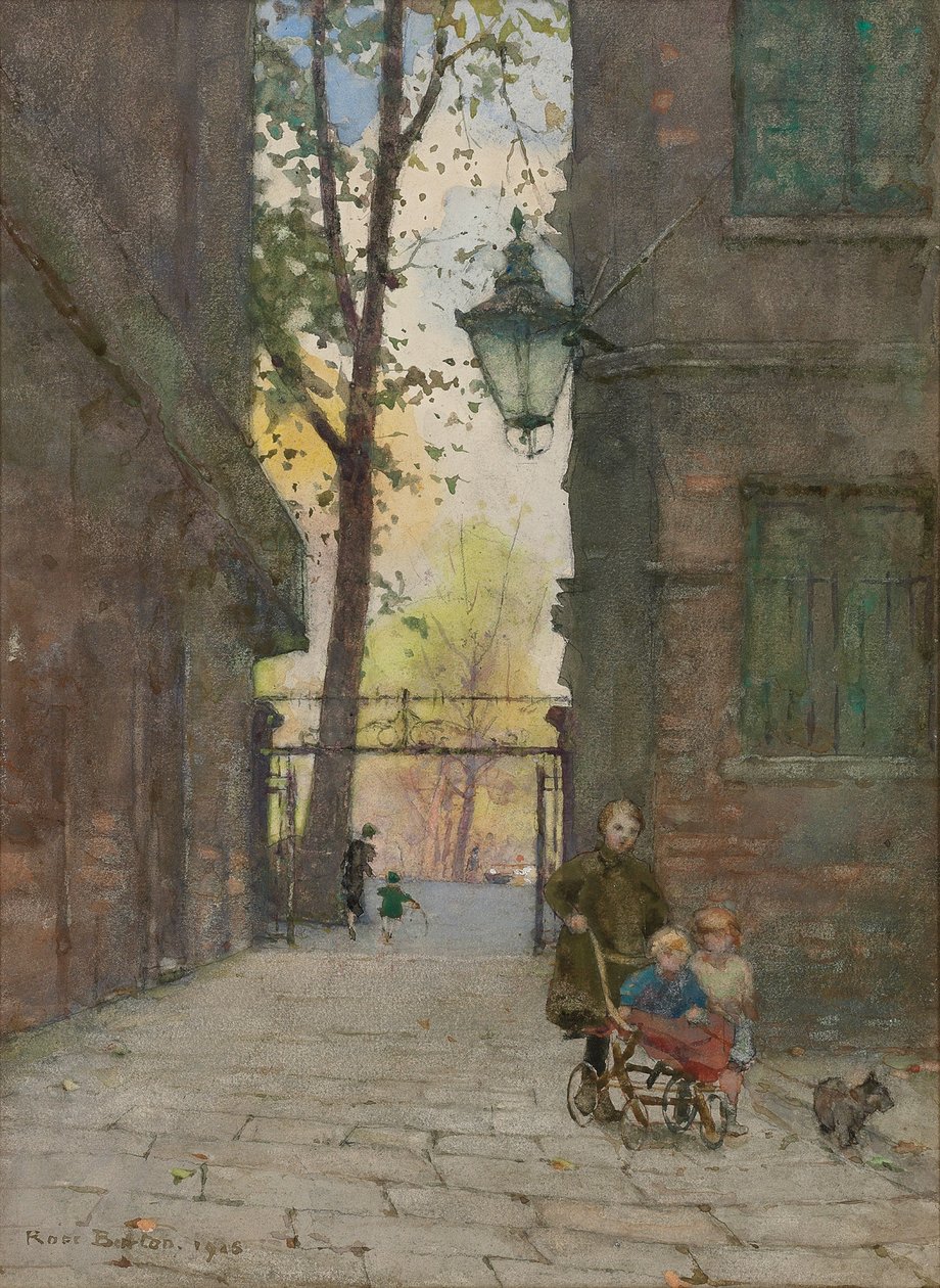 Parks Place, Knightsbridge, Londra, 1916 da Rose Maynard Barton