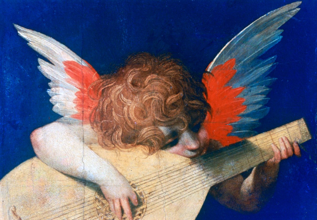 Angelo musicista, c1520 da Rosso Fiorentino