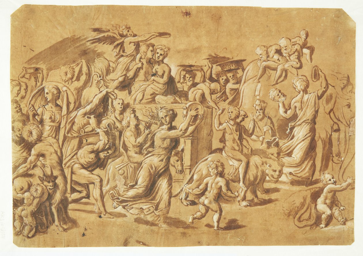 Il trionfo di Bacco da Rosso Fiorentino