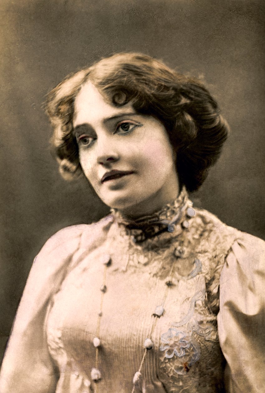 Dorothea Baird 1875-1933, attrice inglese, 1903 da Rotary Photo