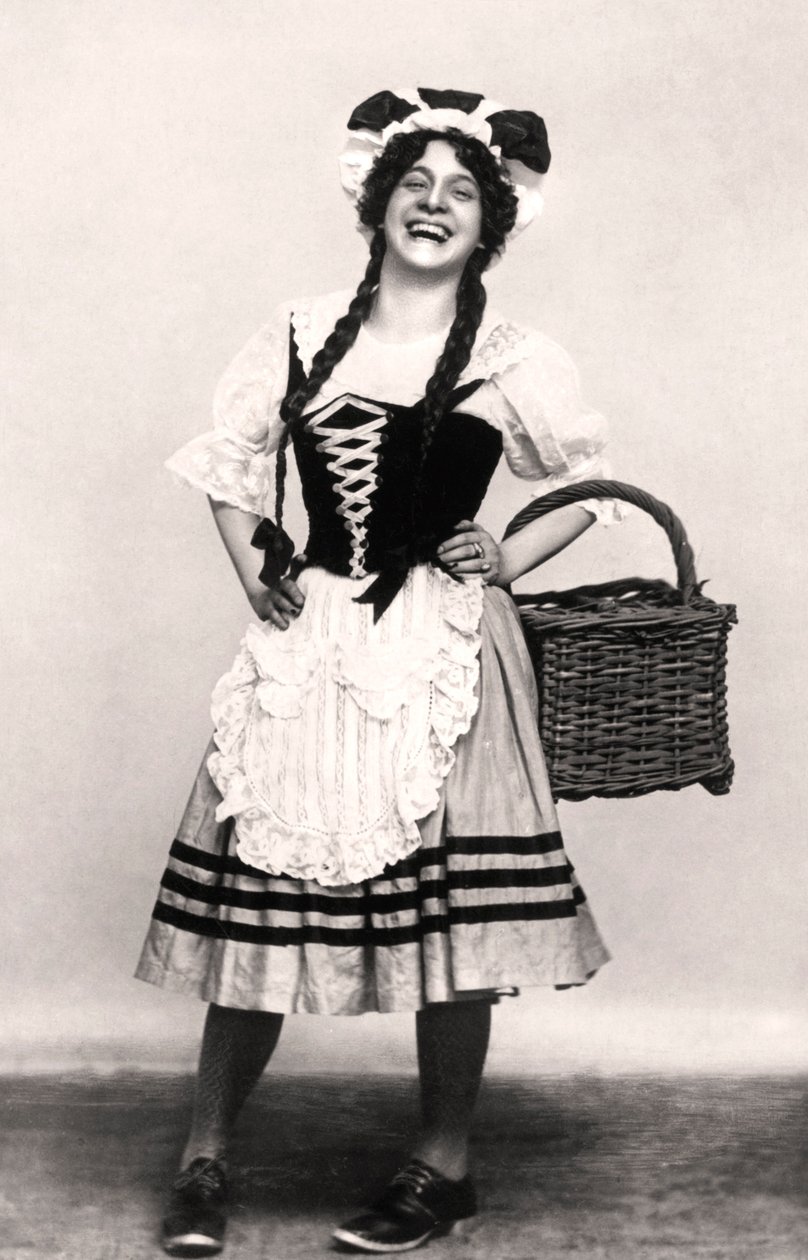 Fanny Fields, attrice, inizio XX secolo da Rotary Photo