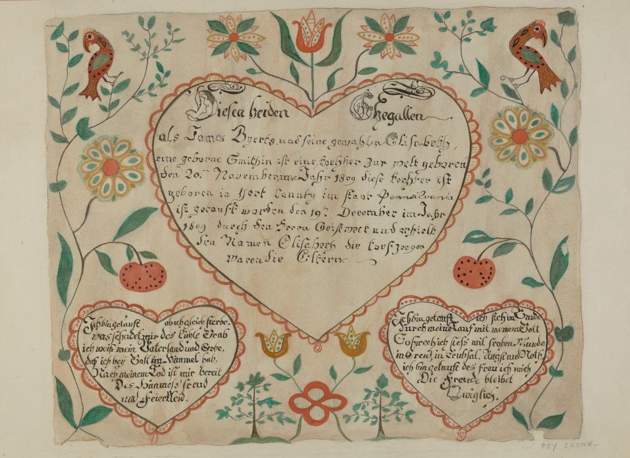 Fraktur da Roy S. Brown