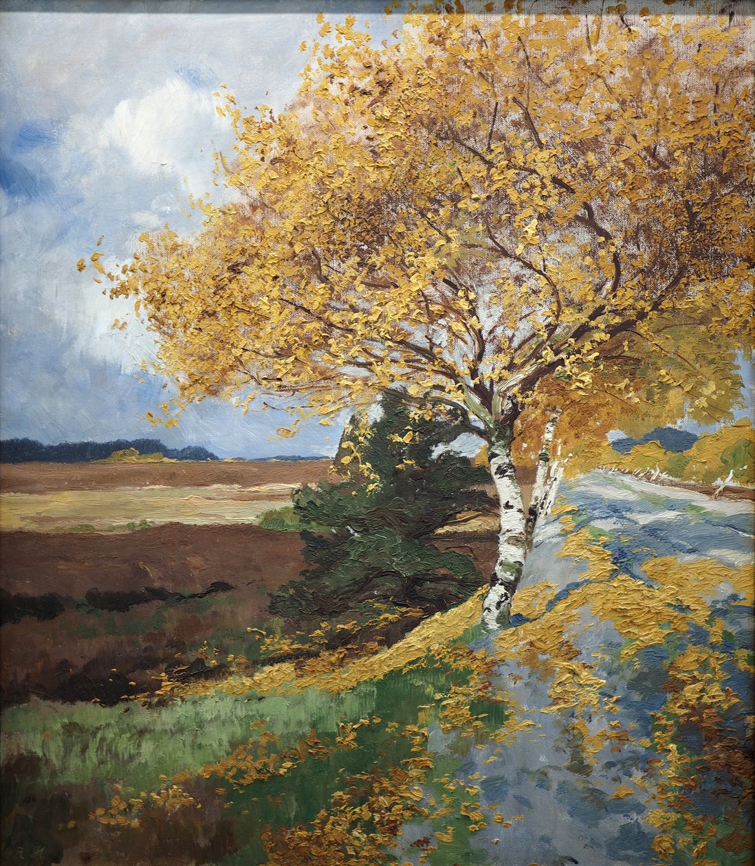 Strada di campagna in autunno da Rudolf Hermanns