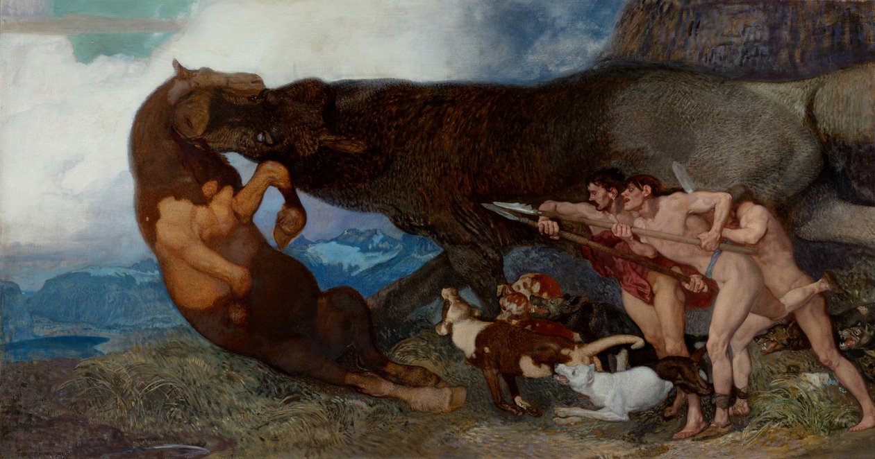 Lotta con un mostro da Rudolf Jettmar