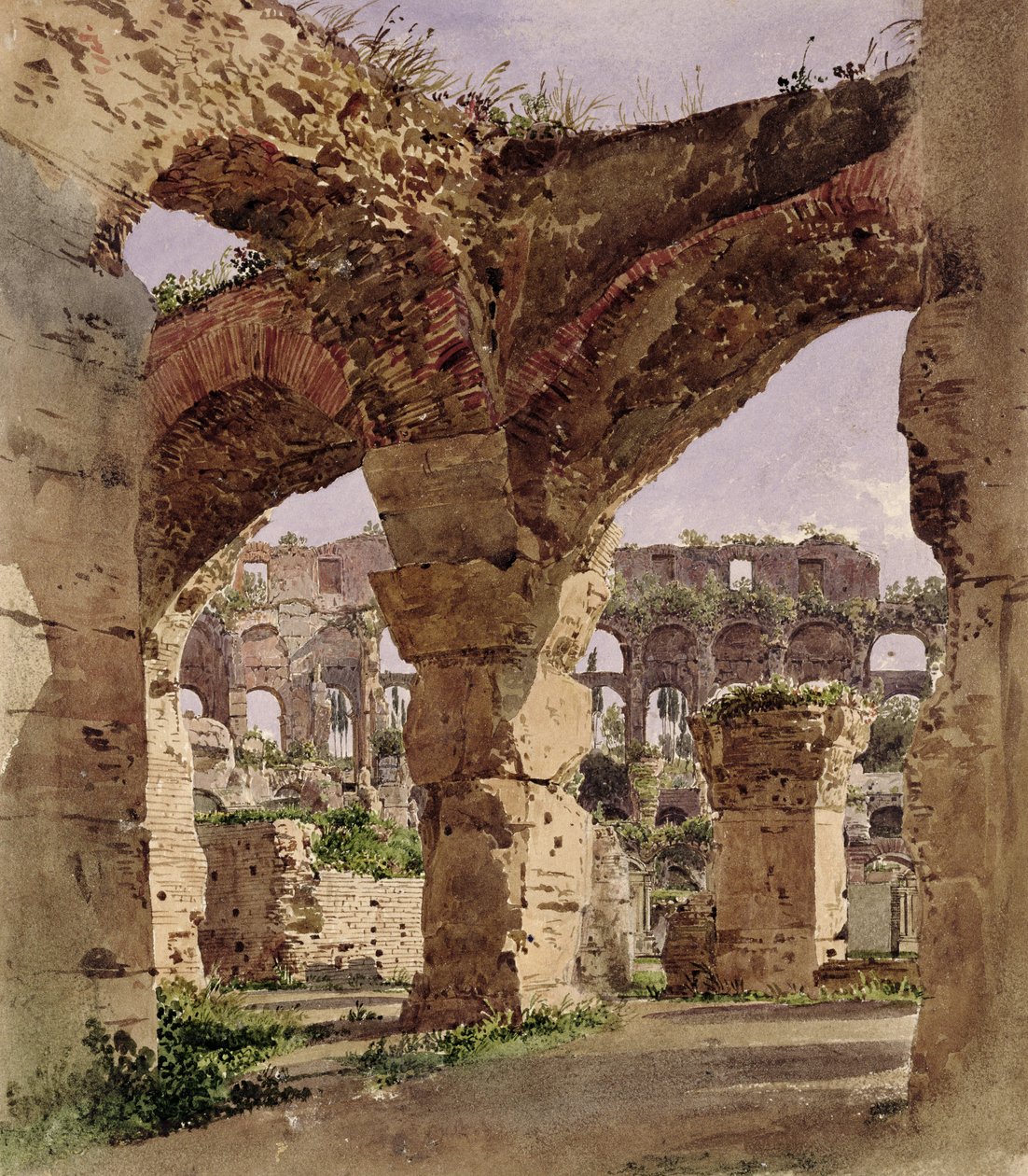 Il Colosseo, Roma, 1835 da Rudolf von Alt