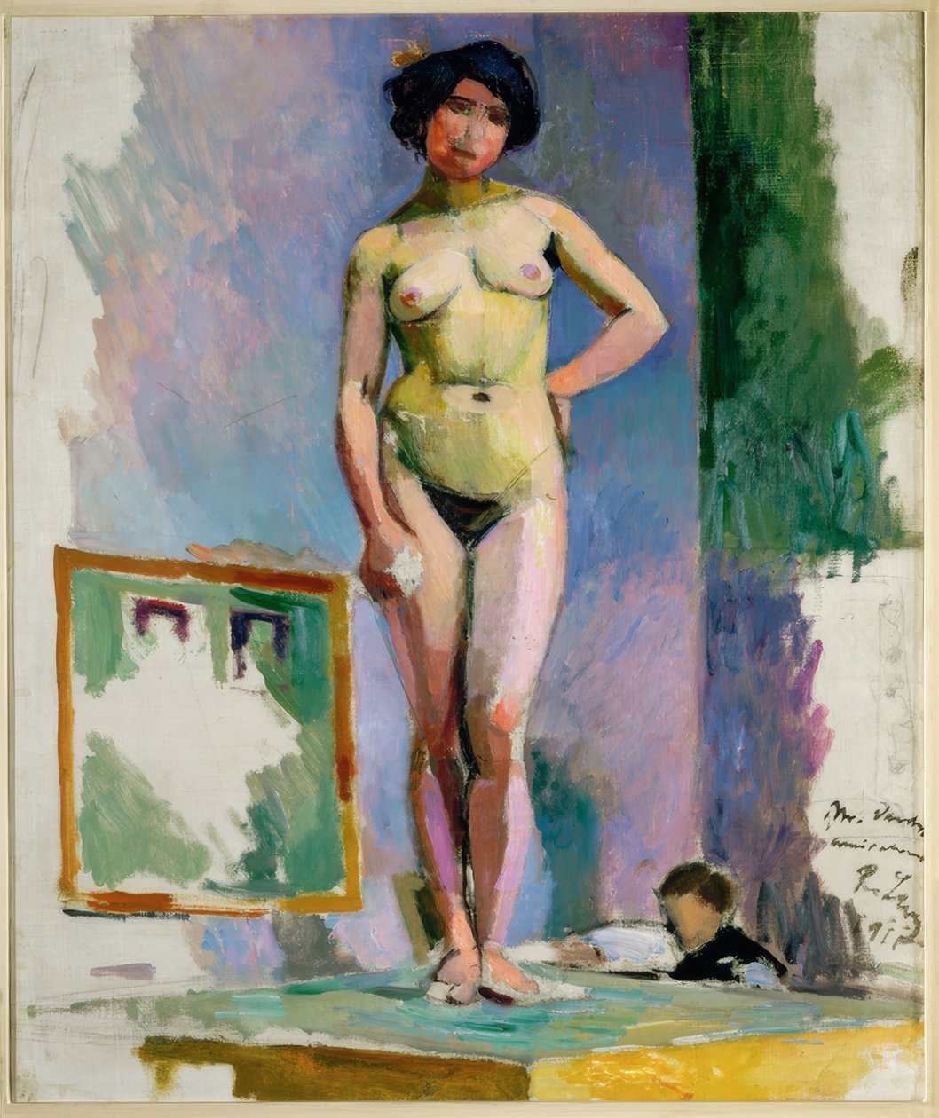Nudo femminile su un tavolo da Rudolf Levy