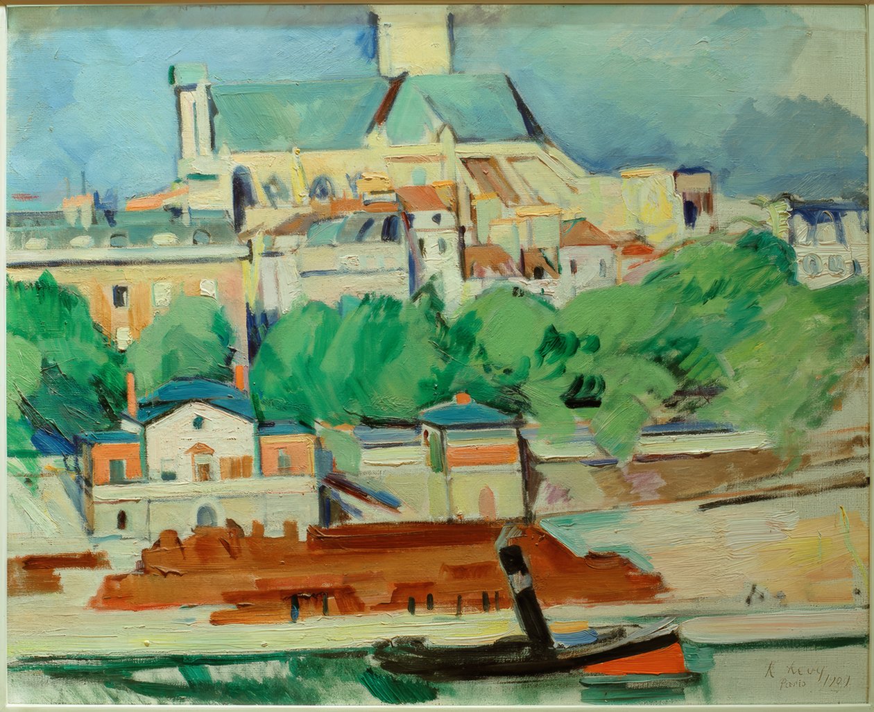 Rive della Senna a St. Gervais-St. Protais da Rudolf Levy
