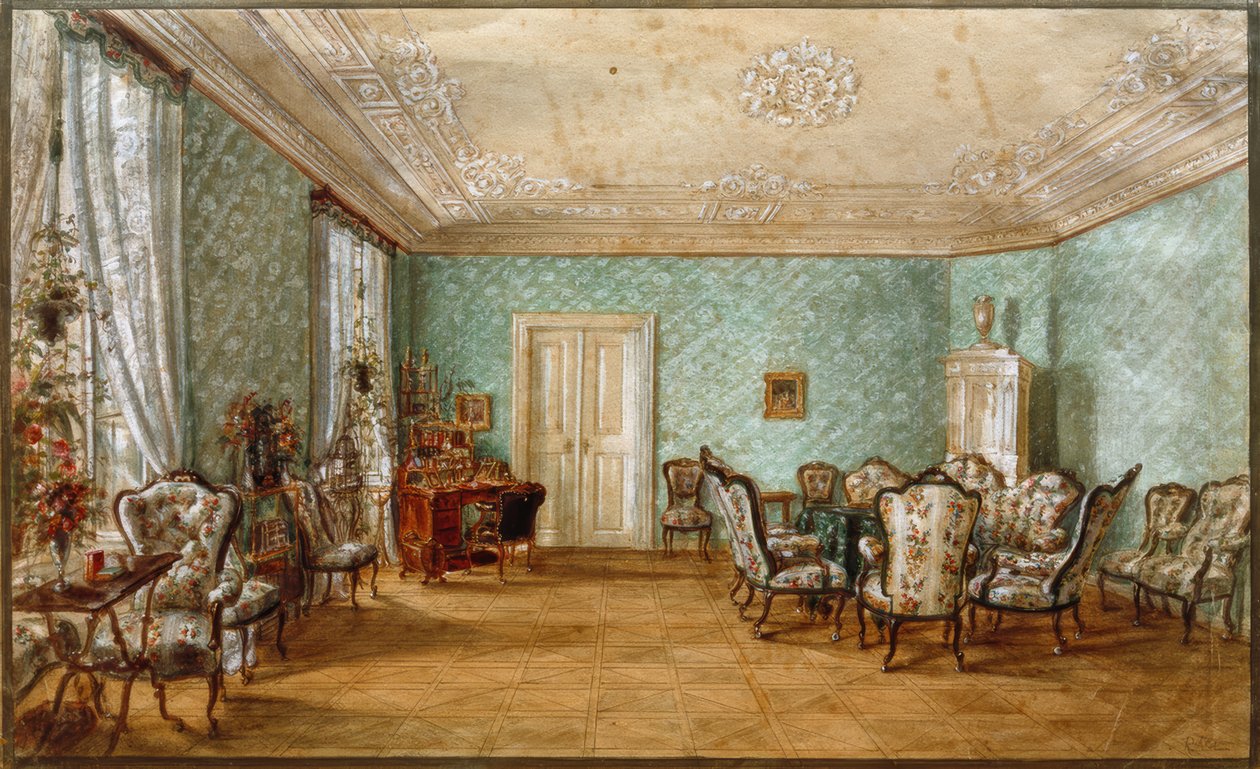 Salone di Fanny Elßler da Rudolf von Alt