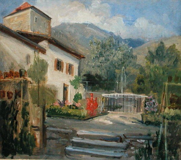 Giardino a Merano, 1840 da Rudolph Friedrich Wasmann