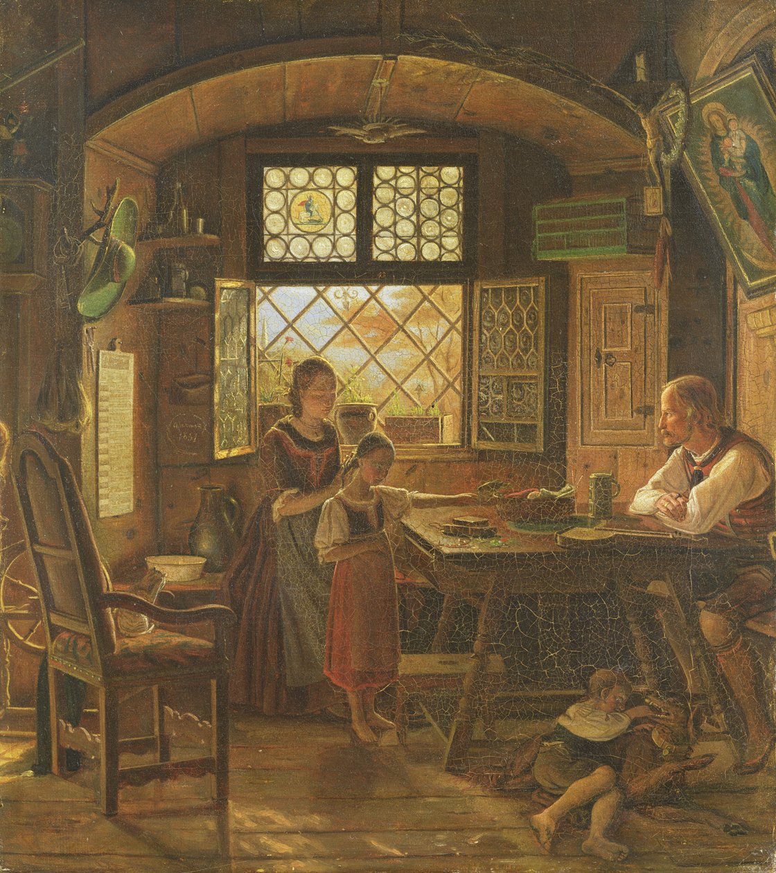 Domenica mattina in Tirolo, 1831 da Rudolph Friedrich Wasmann
