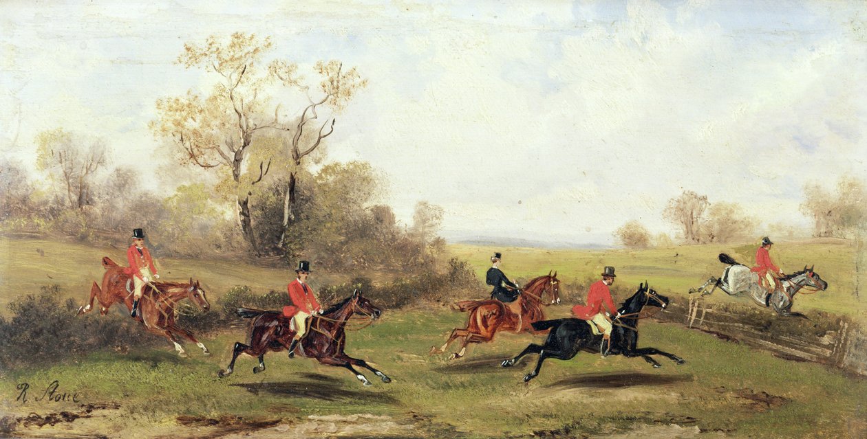 Scena di caccia, c.1920 da Rudolph Stone