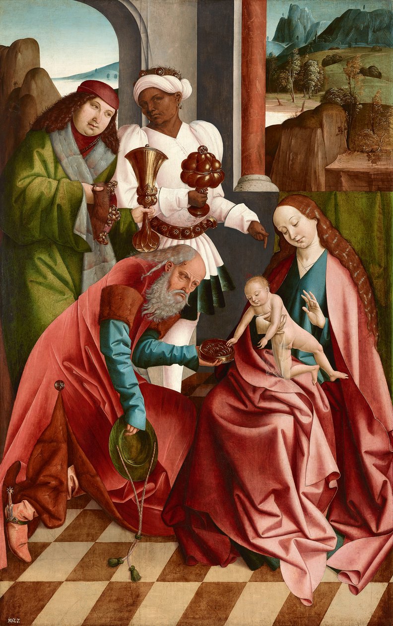 Adorazione dei Magi da Rueland Frueauf d. Ä.