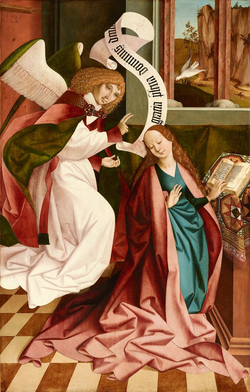 Annunciazione a Maria da Rueland Frueauf d. Ä.