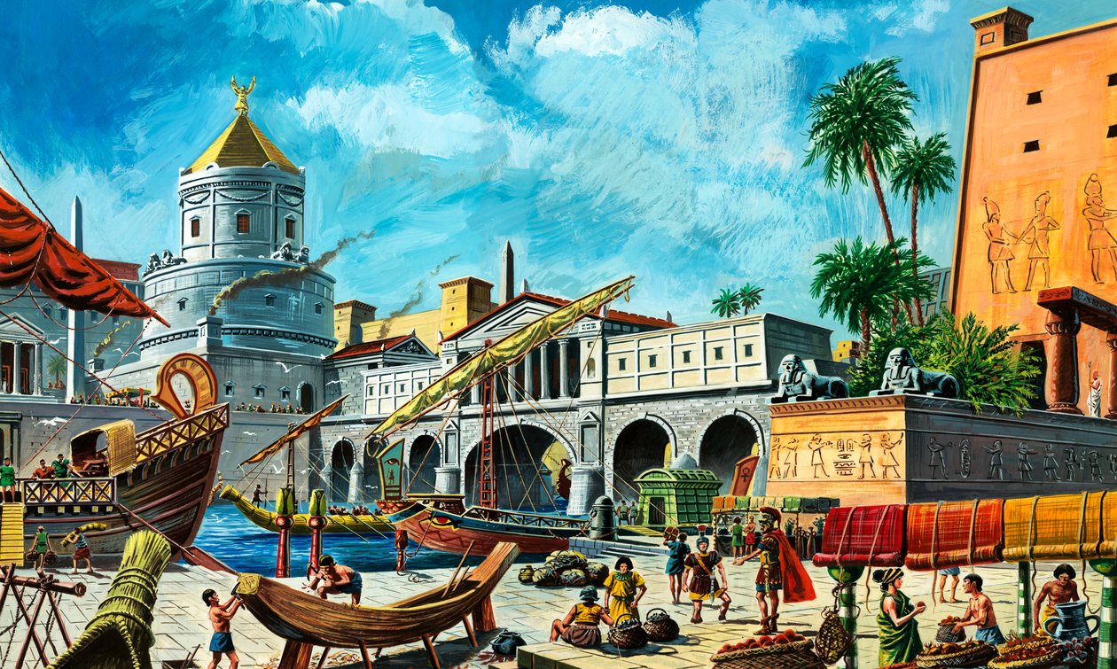 Alessandria (gouache su carta) da Ruggero Giovannini