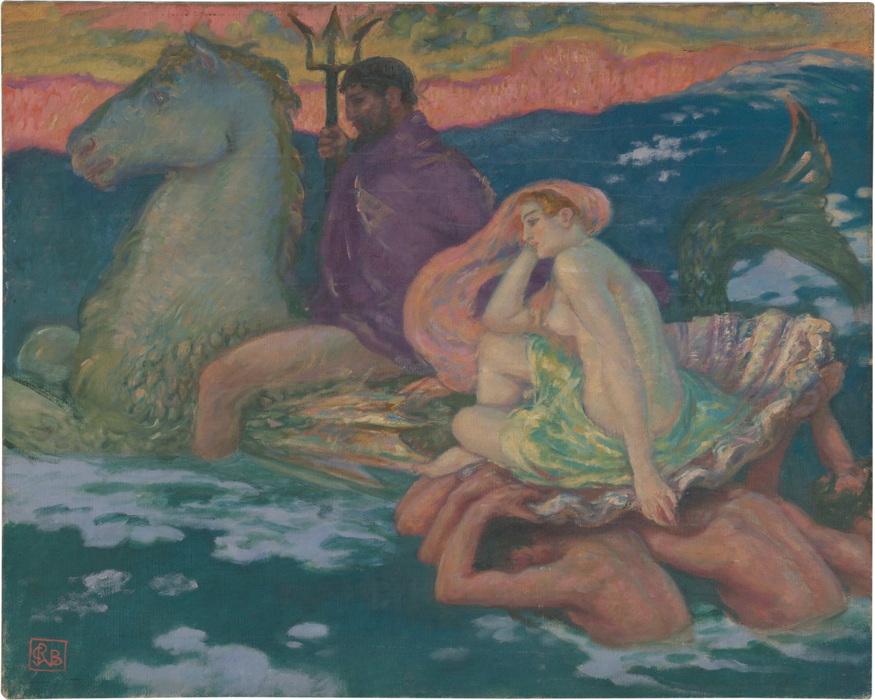 Poseidone e Anfitrite da Rupert Bunny