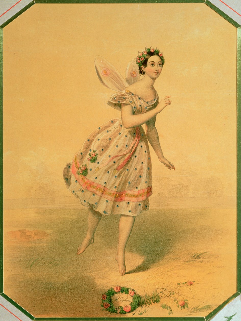 La ballerina Maria Taglioni (1804-84) nel balletto 