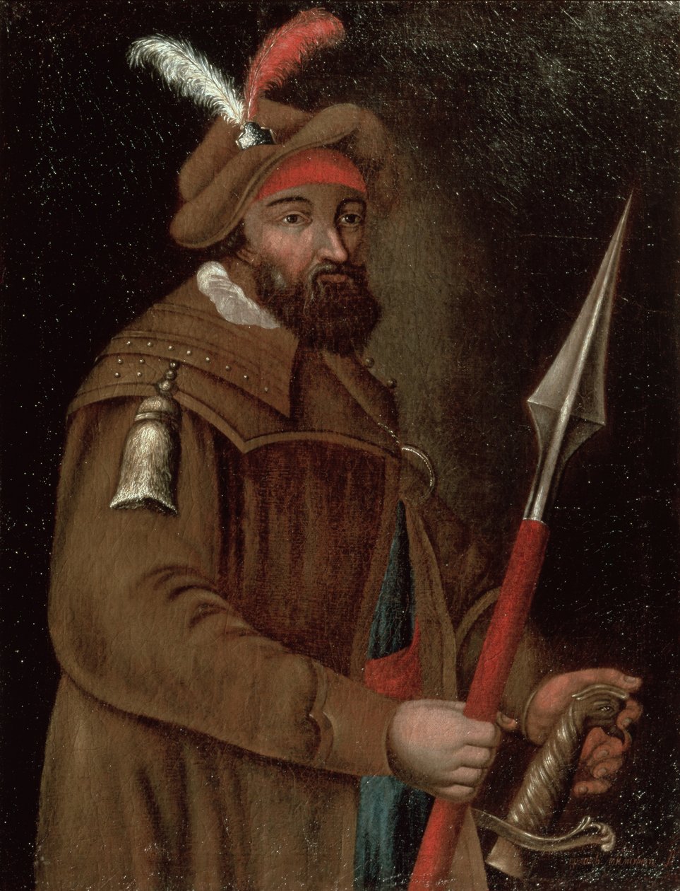 Ritratto di Yermak Timofeyevich (m.15845), 1700-50 da Russian School
