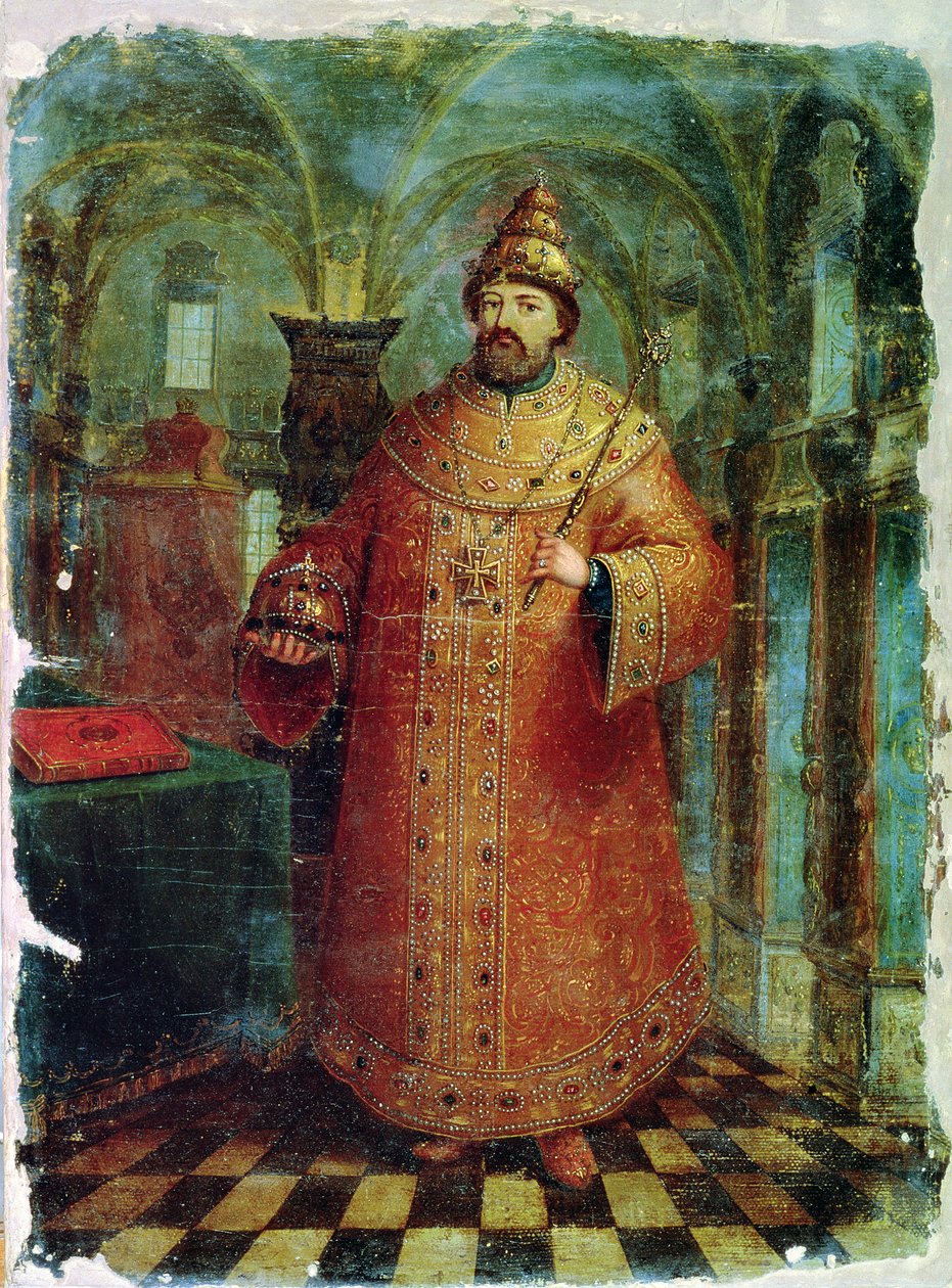Zar Ivan Alexeevich V (1666-96) da Russian School
