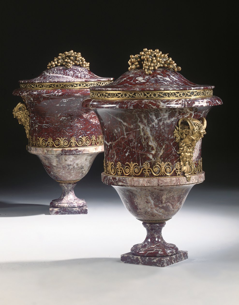 Coppia di vasi, c.1790 da Russian School