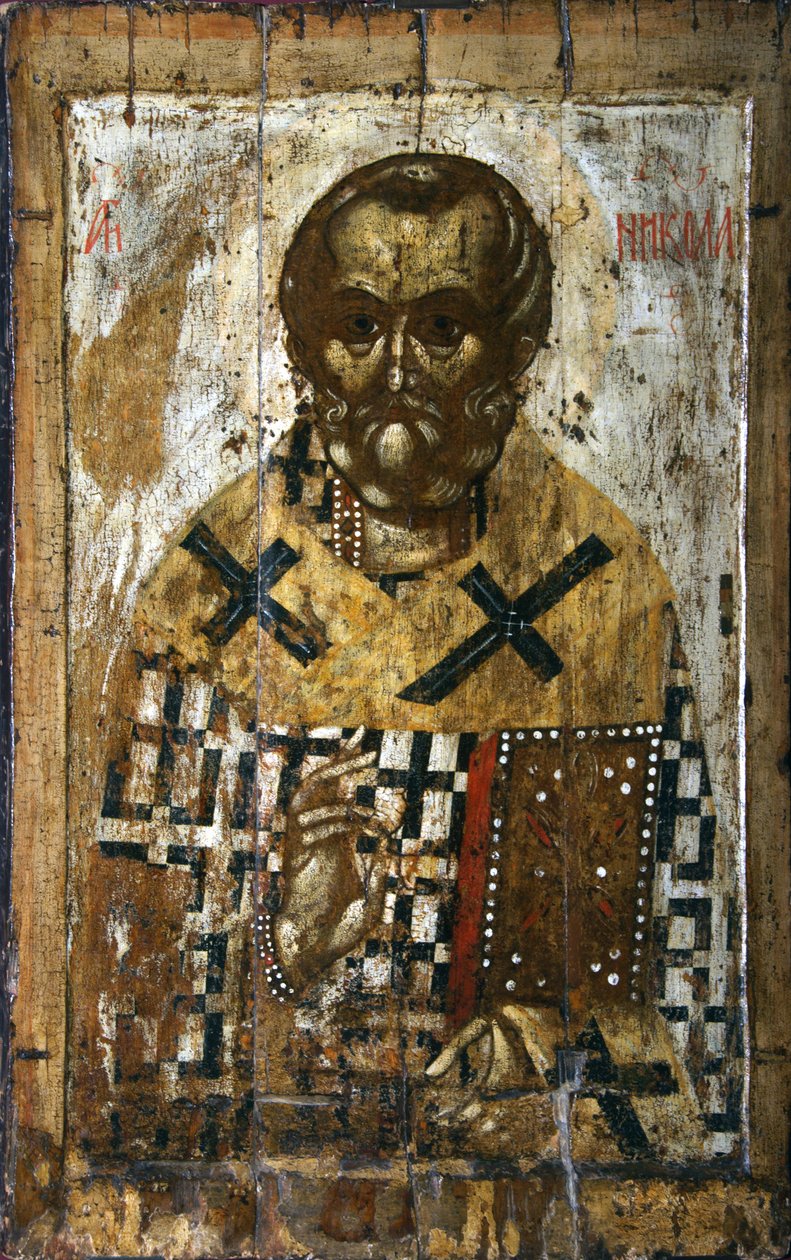 San Nicola, XIV secolo da Russian icon.