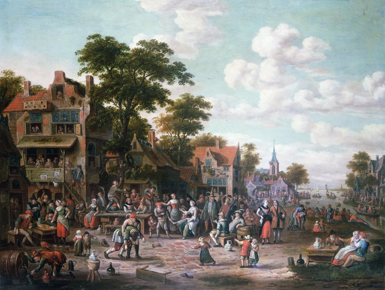 Festa del Villaggio, 1716 da Rutger Verburgh