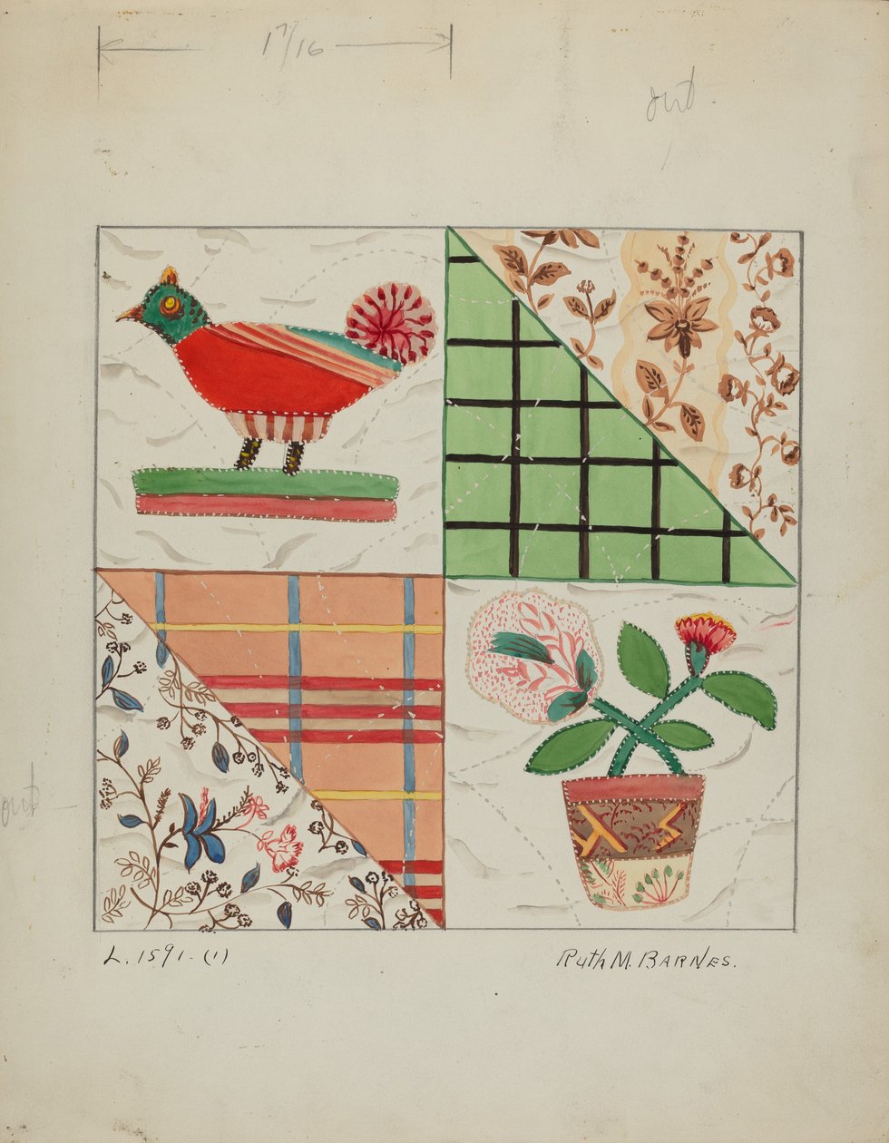 Trapunta Applique da Ruth M Barnes