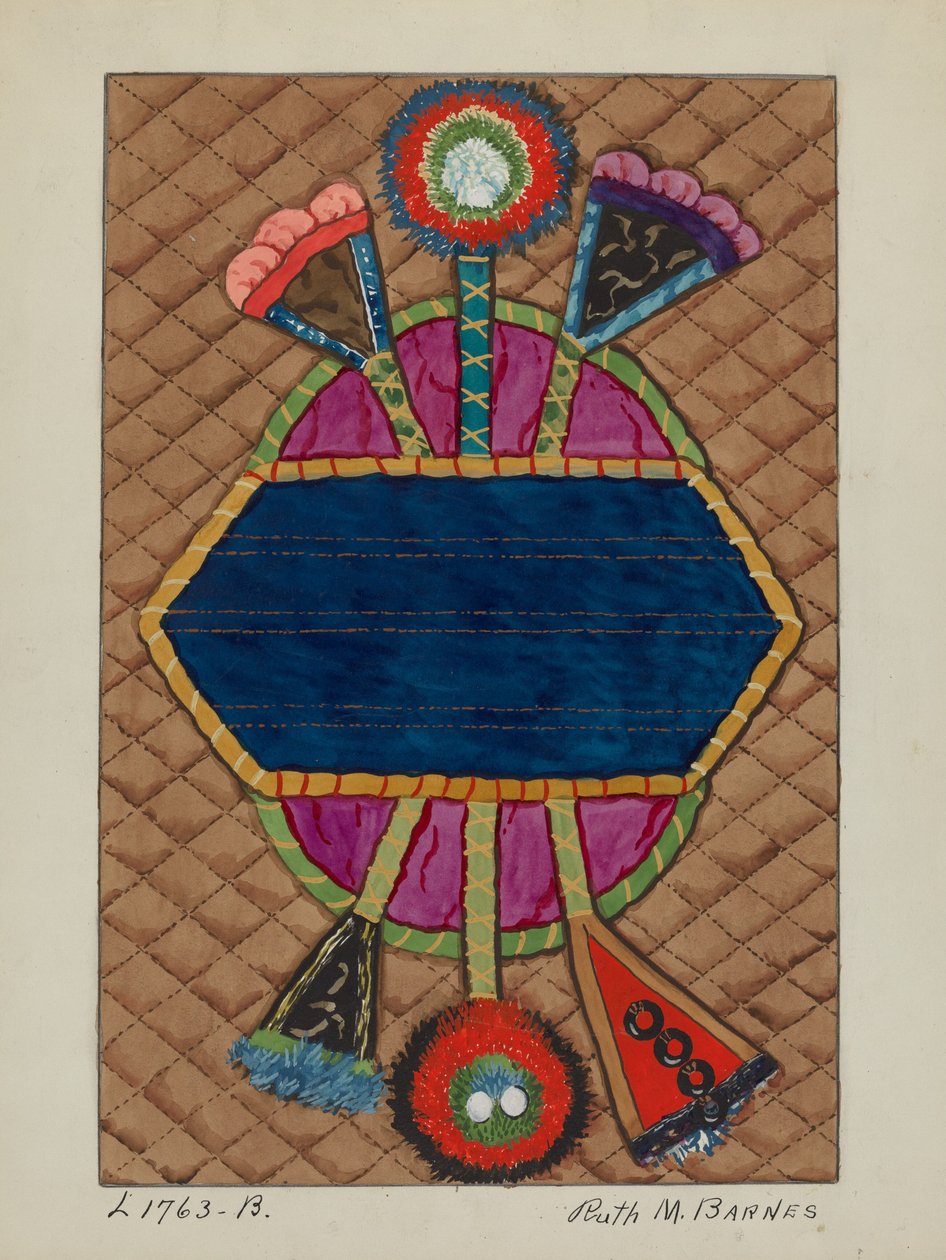 Trapunta Applique Coverlet da Ruth M Barnes